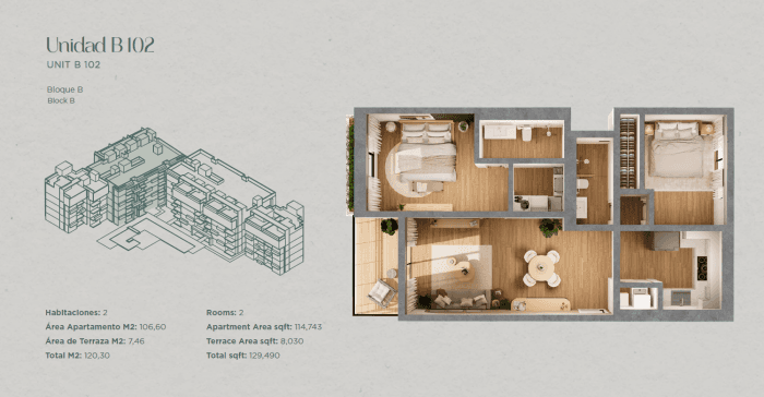 Apartamento en venta en Riviera Bay en Cana Bay RD - foto 3