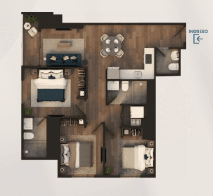 Apartamento con 3 habitaciones en pre-venta zona 13  - foto 2