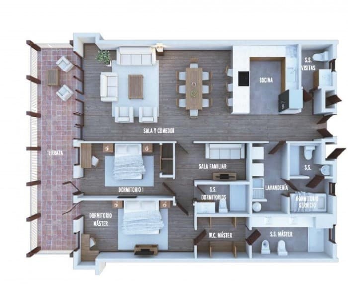Apartamento Exclusivo en Pre Venta en zona 16 Guatemala - foto 4