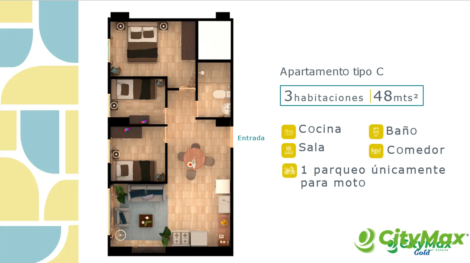 Eleva Once Apartamentos - Planos tipo C