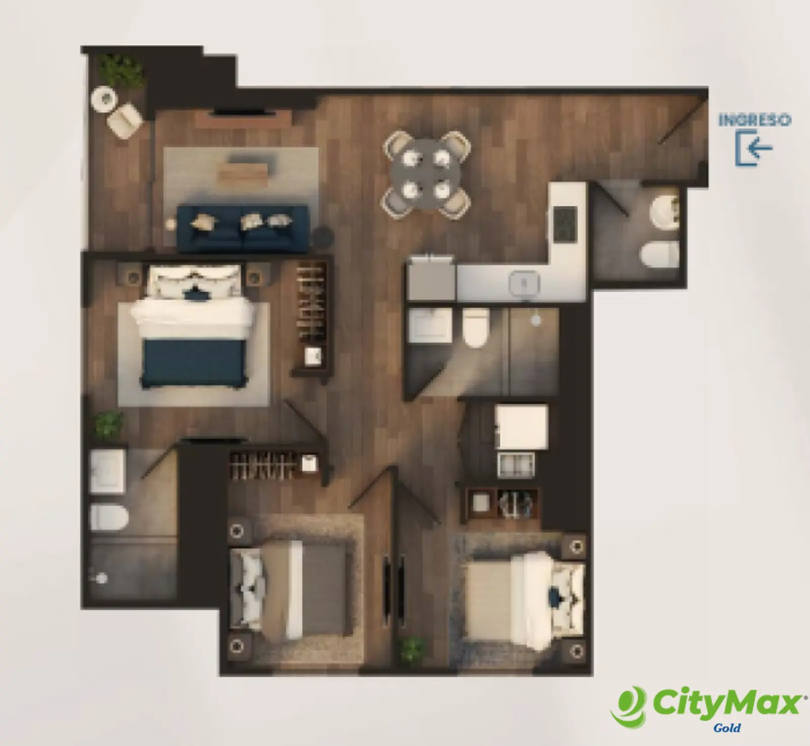 Apartamento con 3 habitaciones en pre-venta zona 13  - foto 2