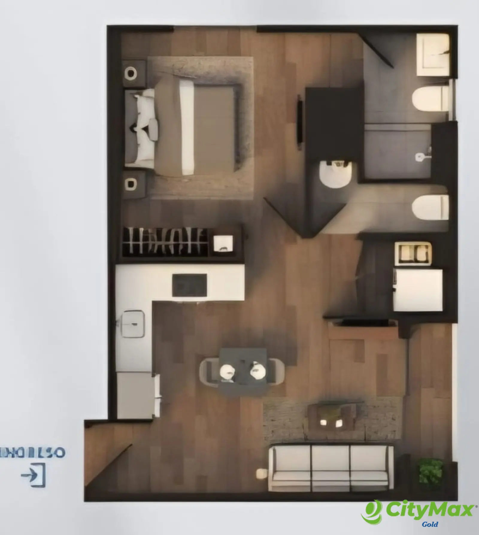 Apartamento de 1 habitacion en pre-venta zona 13  - foto 2